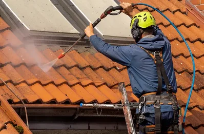 Démoussage et hydrofuge de toiture à Fry